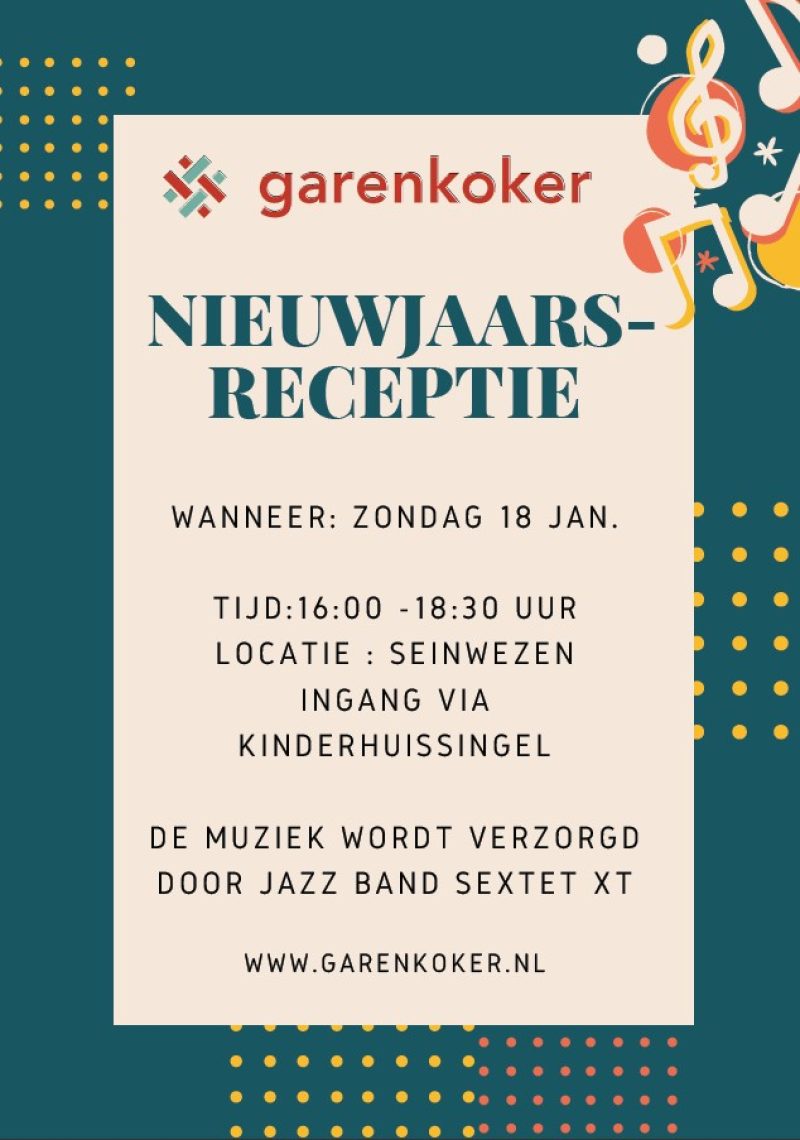 Poster nieuwjaarsreceptie 2026